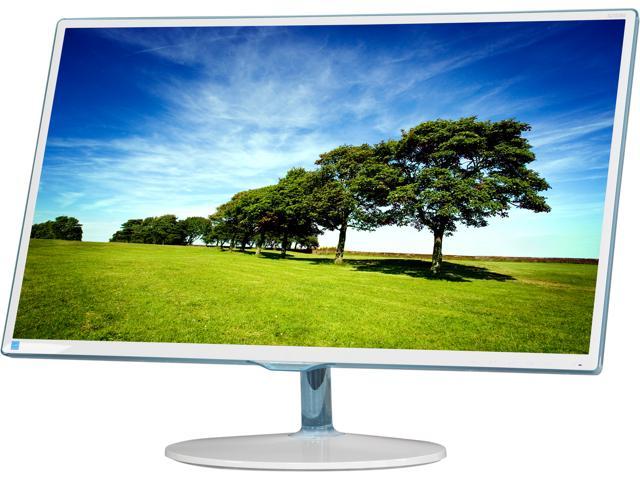 SAMSUNG SD360 Series S27D360H White High Glossy ToC 27 inch 5ms (GTG) HDMI Widescreen LED Backlight LCD Monitor PLS Panel 300 cd/m2 DCR Mega Infinity (1000:1)