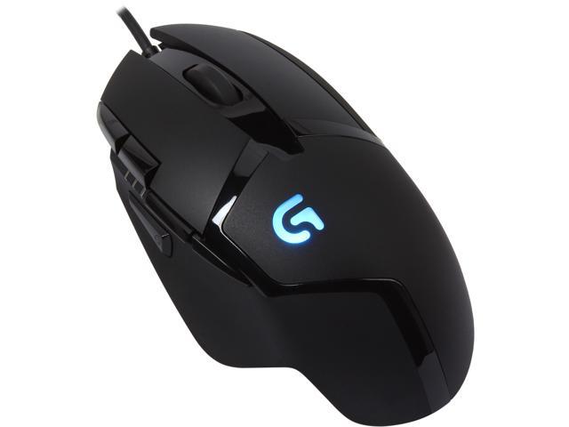 Logitech G402 910-004069 Black 8 1 x Wheel USB Wired Optical 4000 dpi Hyperion Fury FPS Gaming Mouse with High Speed Fusion Engine