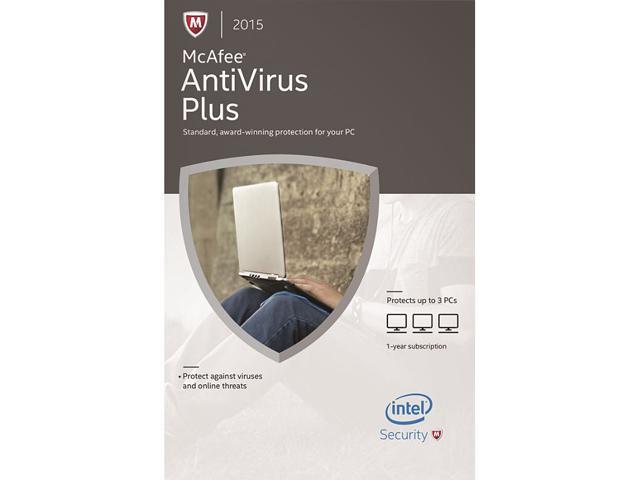 McAfee AntiVirus Plus 2015 - 3 PCs