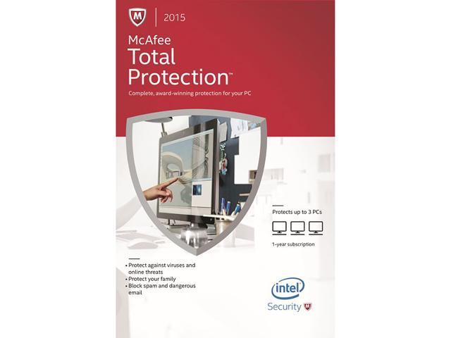 McAfee Total Protection 2015 - 3 PCs