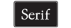 Serif Logo