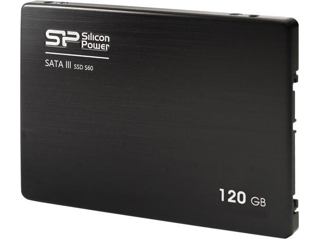 Silicon Power S60 3K P/E Cycle Toggle MLC 2.5 inch 120GB 7mm SATA III 6Gb/s Internal Solid State Drive (SSD)