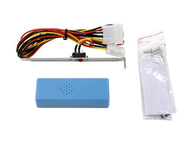 LOGISYS Computer CCF80UVBL Blue LED Case Fan