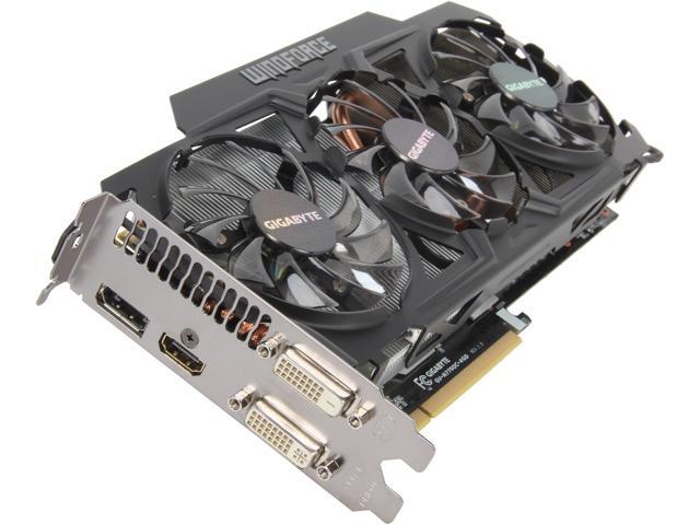 GIGABYTE GV-N770OC-4GD GeForce GTX 770 4GB 256-bit GDDR5 PCI Express 3.0 HDCP Ready WindForce 3X 450W Video Card