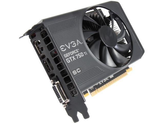 EVGA G-SYNC Support GeForce GTX 750 Ti Superclocked 02G-P4-3753-KR Video Card