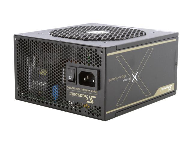 SeaSonic X Series X650 Gold ((SS-650KM Active PFC F3)) 650W ATX12V V2.3/EPS 12V V2.91 SLI Ready CrossFire Ready 80 PLUS GOLD Certified Full Modular Active PFC Power Supply