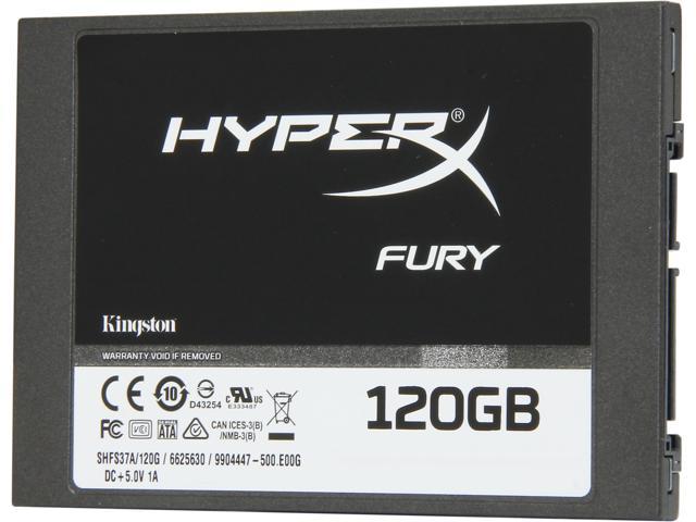 HyperX Fury SHFS37A/120G 2.5 inch 120GB SATA III Internal Solid State Drive (SSD)