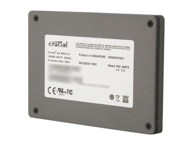 Crucial M4 CT128M4SSD2 2.5 Inch 128GB SATA III MLC Internal Solid State Drive (SSD)