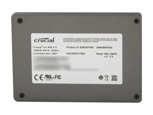 Crucial M4 CT128M4SSD2CCA 2.5 Inch 128GB SATA III MLC Internal Solid State Drive (SSD) with Transfer Kit