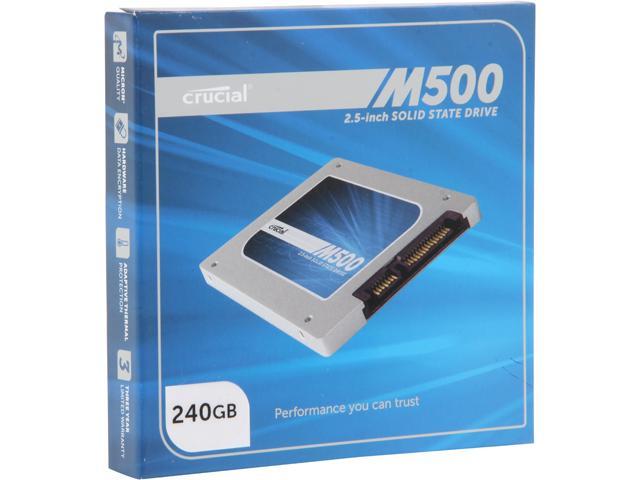 Crucial M500 240GB SATA 2.5 inch 7mm (with 9.5mm adapter) Internal Solid State Drive CT240M500SSD1