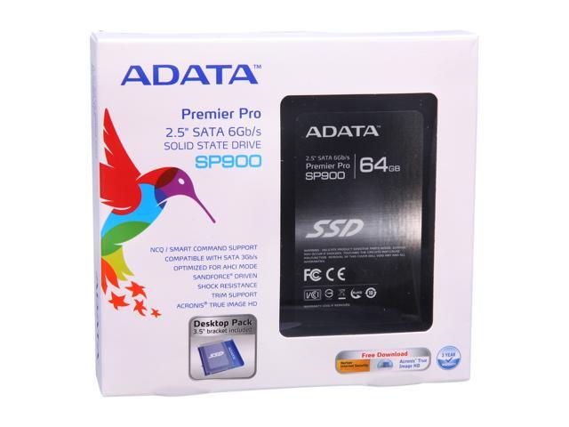 ADATA Premier Pro SP900 ASP900S3-64GM-C 2.5 inch 64GB SATA III MLC Internal Solid State Drive (SSD)