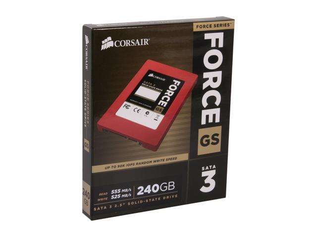 Corsair Force Series GS CSSD-F240GBGS-BK 2.5 inch 240GB SATA III Internal Solid State Drive (SSD)