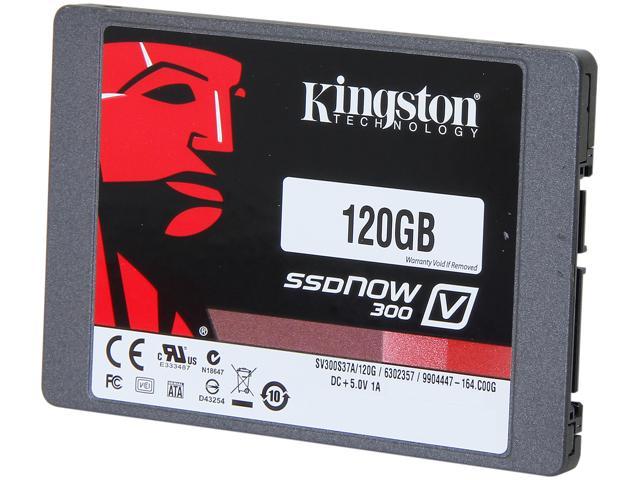 Kingston SSDNow V300 Series SV300S37A/120G 2.5 inch 120GB SATA III Internal Solid State Drive (SSD)