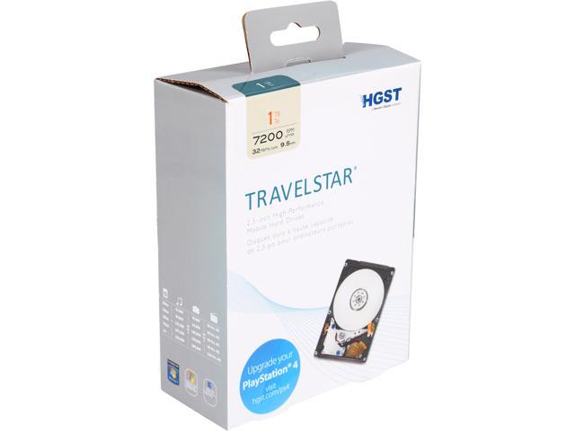 HGST Travelstar H2IK10003272SN (0S03563) 1TB 7200 RPM 32MB Cache SATA 6.0Gb/s 2.5 inch Internal Notebook Hard Drive Retail Kit