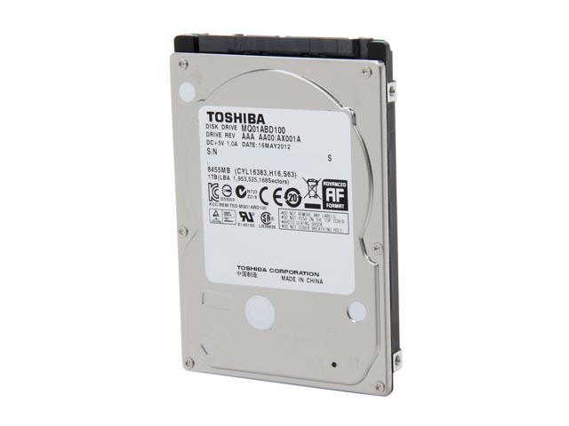 TOSHIBA MQ01ABD100 1TB 5400 RPM 8MB Cache SATA 3.0Gb/s 2.5 inch Internal Notebook Hard Drive Bare Drive