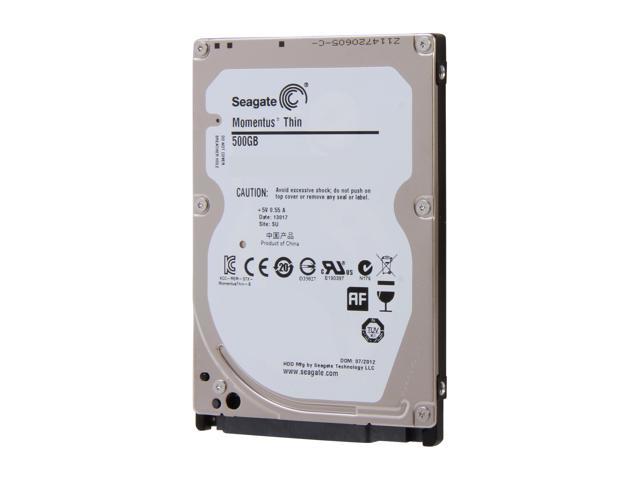 Seagate Momentus Thin ST500LT012 500GB 5400 RPM 16MB Cache SATA 3.0Gb/s 2.5 inch Internal Notebook Hard Drive