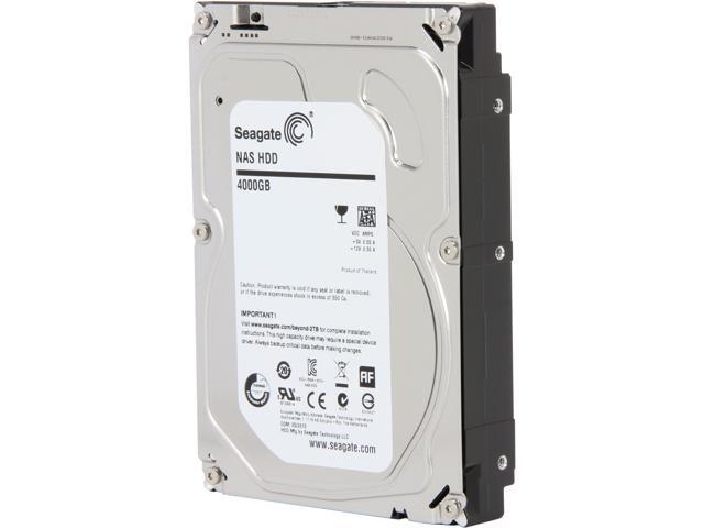 Seagate NAS HDD ST4000VN000 4TB 64MB Cache SATA 6.0Gb/s Internal Hard Drive   