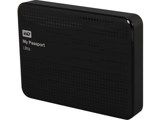 WD My Passport Ultra 2TB USB 3.0 Portable Hard Drive WDBMWV0020BBK-NESN Black