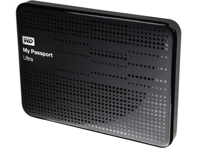 WD My Passport Ultra 1TB USB 3.0 Portable Hard Drive WDBZFP0010BBK-NESN Black