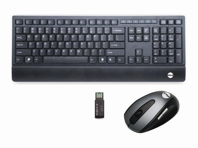 MICRO INNOVATIONS EcoSmart KB6000E Black 2 4GHz Wireless Standard