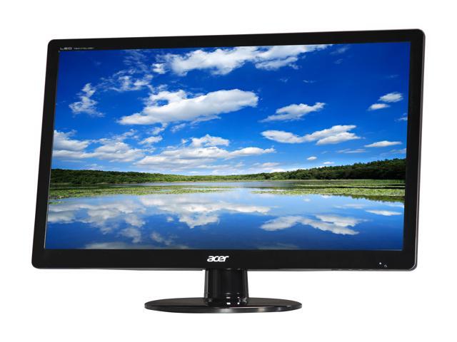 Refurbished: Acer S Series S230HL Abd Black 23 inch 5ms Widescreen LED Monitor 250 cd/m2 ACM 100,000,000:1
