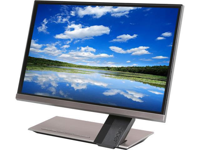 Acer S236HLtmjj 23 inch 6ms (GTG) HDMI Widescreen LED Backlight LCD Monitor IPS Panel 250 cd/m2 ACM 100,000,000:1 (1,000:1) Built-in Speakers