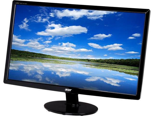 Acer UM.VS1AA.B01 S231HLBbid Black 23 inch 5ms HDMI Widescreen LED Backlight LCD Monitor 250 cd/m2 100,000,000:1 (1,000:1)