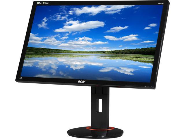 Acer XB270H Abprz Black 27 inch 1ms (GTG) 144HZ Widescreen LED Backlight LCD G-SYNC Monitor, 300 cd/m2, USB Hub, 1000:1