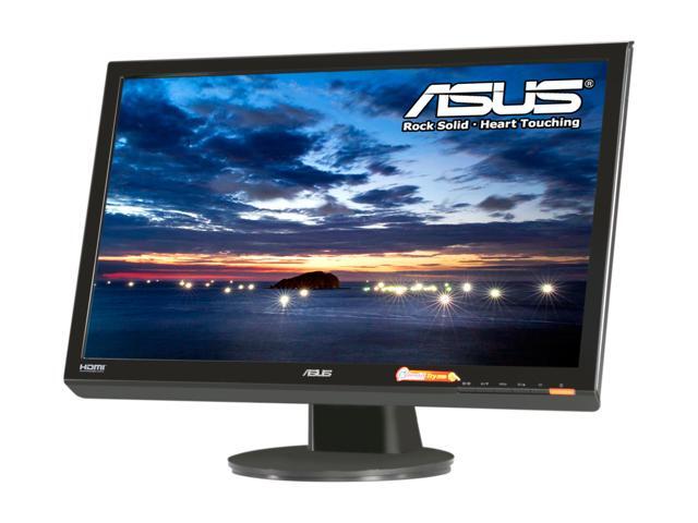 ASUS VH242H Black 23.6 Inch 5ms HDMI Full 1080P Widescreen LCD Monitor 300 cd/m2 ASCR 20000:1 (1000:1) W/Speakers
