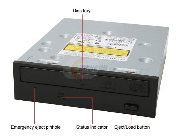 Pioneer 16X DVD�R DVD Burner With 5X DVD-RAM Read Black ATAPI Model DVR-111D - OEM