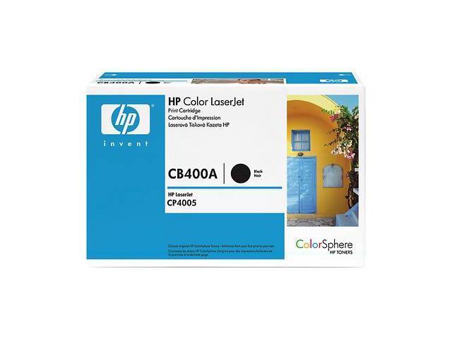 HP CB400A Black Print Cartridge with HP Colorsphere Toner   Retail