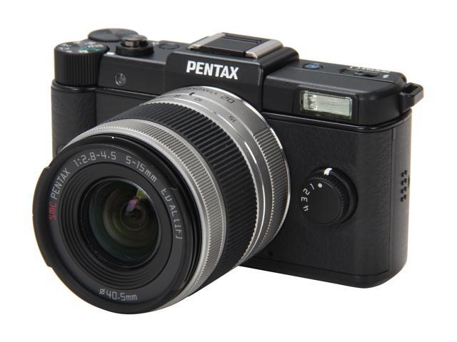 PENTAX Q (15100) Black 12.4 MP 3.0 inch 460K LCD Digital Camera with 02 Standard Zoom Lens