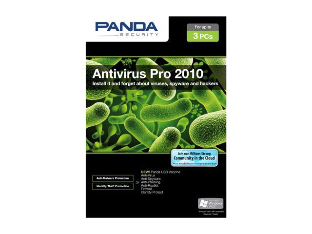 Panda Antivirus Pro 2010 3 User SB NRBT - Retail