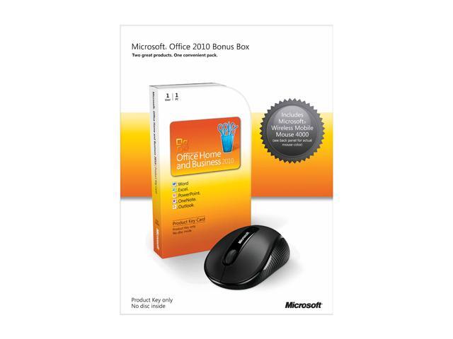 Microsoft Office Home and Business 2010 Product Key Card Bundle