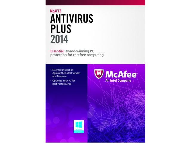 McAfee AntiVirus Plus 2014 - 1 PC (Product Key Card)