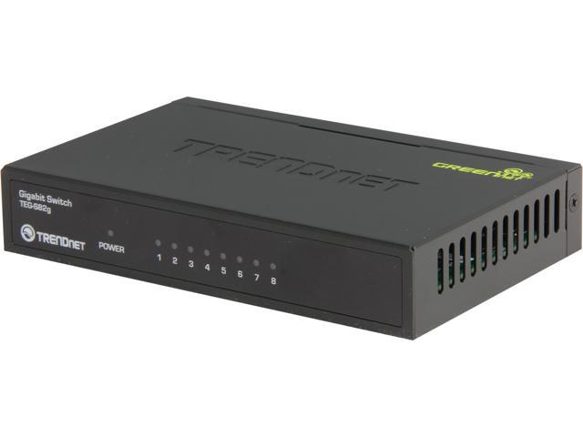 TRENDnet TEG-S82g Unmanaged 10/100/1000Mbps 8-Port Gigabit GREENnet Switch       