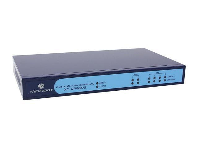 XiNCOM XC DPG503 Over 44 MBits sec Twin WAN VPN Gateway   Retail