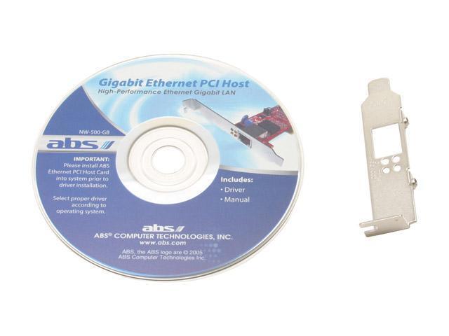 ABS NW-500-GB 10/100/1000Mbps PCI Gigabit Adapter