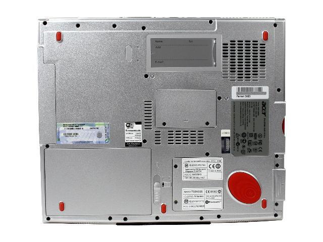 ACER Ferrari 3400LMI Mobile Athlon 64 AMD3000  15 0  512MB 80GB