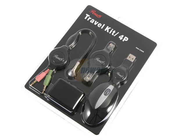 Rosewill Computer Travel Kit   4PCS Model RNA E3006   Retail