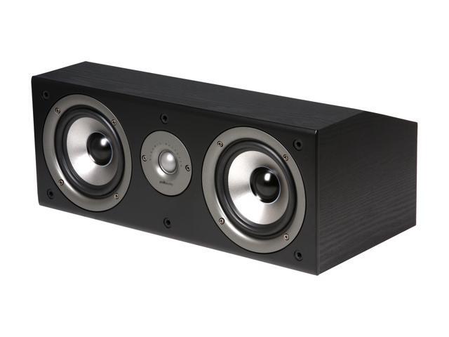 Polk Audio CS1 Series II Center Channel Speaker (Black) Each