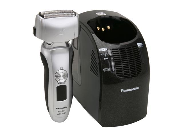 Panasonic 3-Blade Wet/Dry Shaver with Nanotech Blades, Arc Foil and Automatic Cleaning & Charging System ES-LT71-S