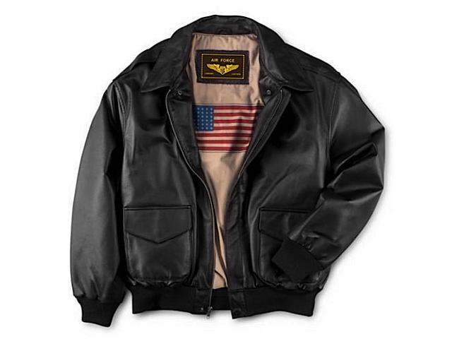 Landing Leathers Men's Air Force A-2 Flight Leather Bomber Jacket