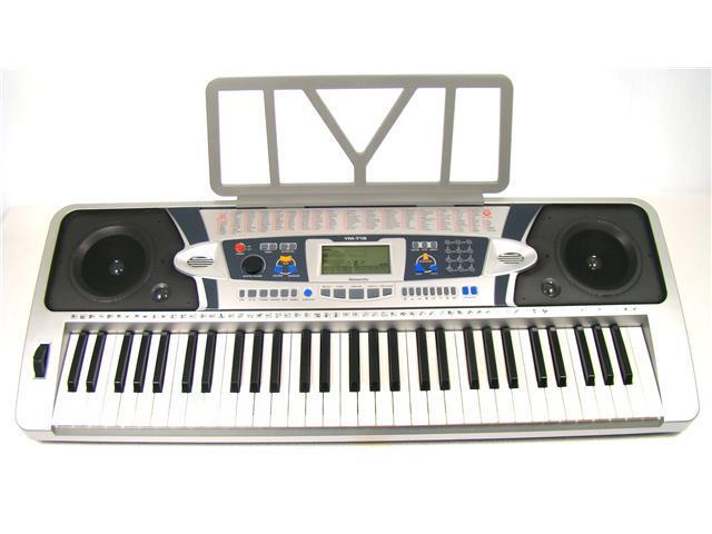 Noteworthy Multifunctional LCD 61 Key Electronic Keyboard