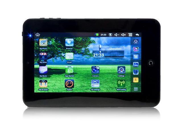 Google Android 7 Inch Touchscreen Tablet with WiFi, 3G Support, 2GB Storage Capacity and Expandable MicroSD Slot!