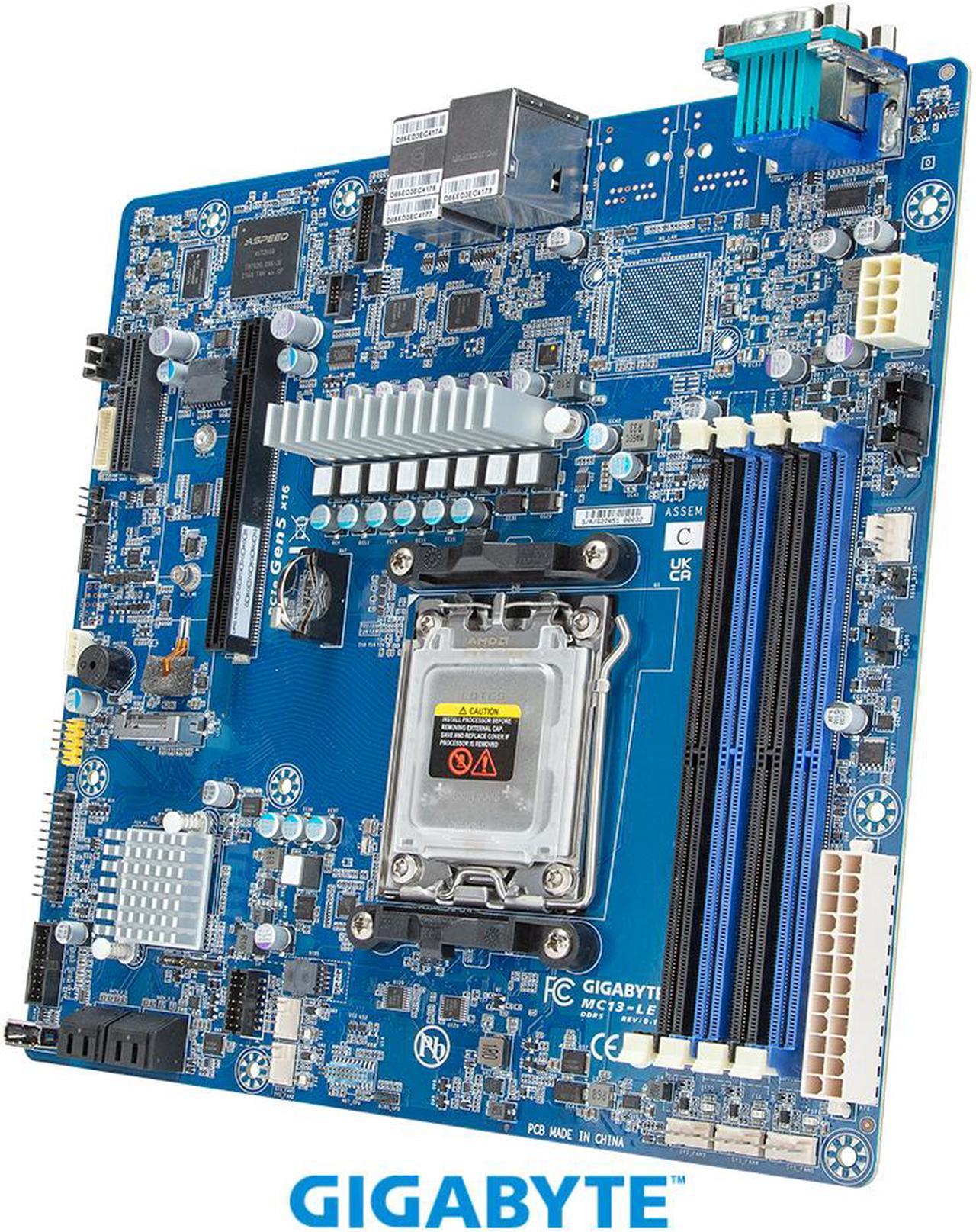 Gigabyte Mc Le Micro Matx Server Motherboard Amd Ryzen Series