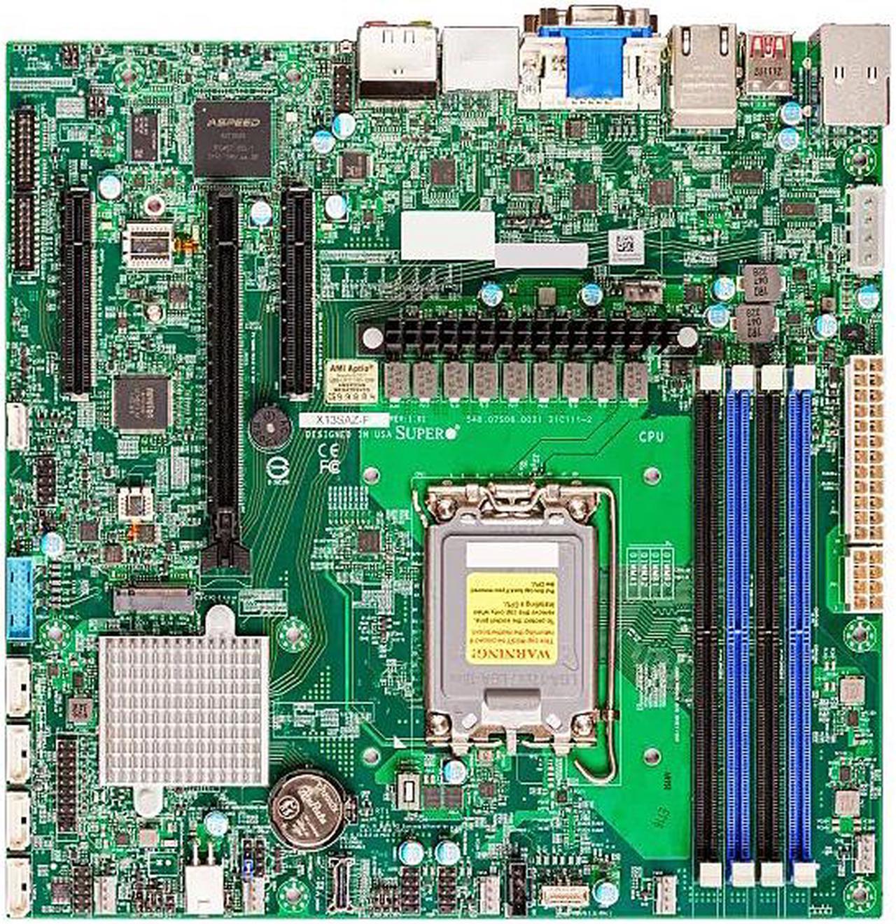 SUPERMICRO MBD X13SAZ F O Micro ATX Server Motherboard Newegg