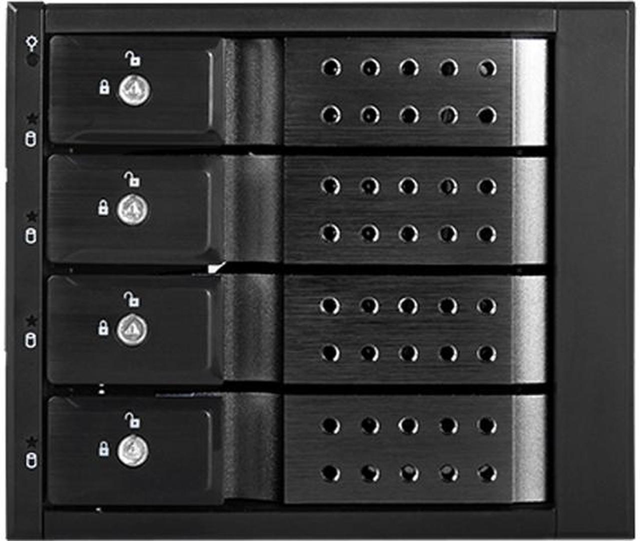 IStarUSA BPN DE340HD BLACK Trayless 3 X 5 25 To 4 X 3 5 12Gb S HDD