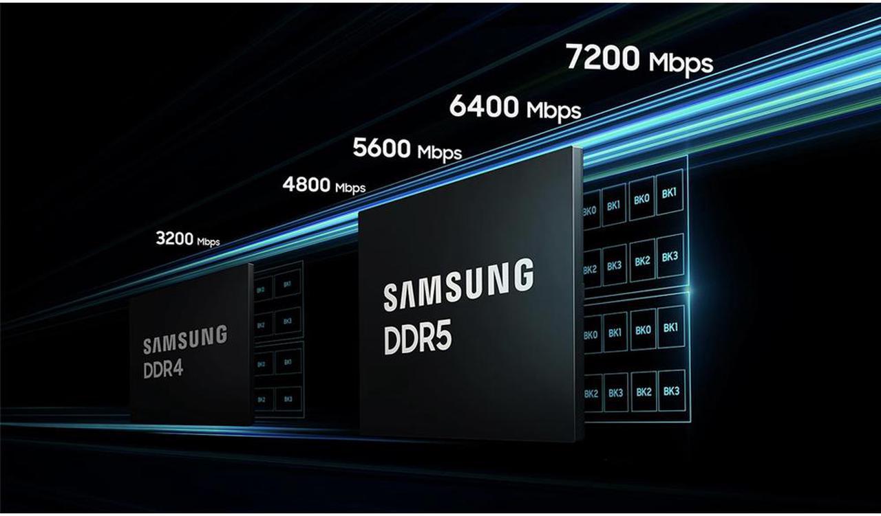 Samsung M323R1GB4BB0 CQK Dual RAM DDR5 4800MHz 16GB 2 X 8GB 1Rx16 PC5