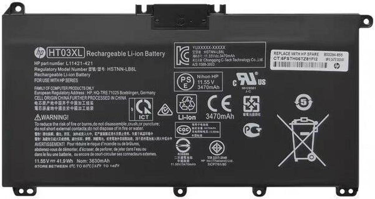 Genuine OEM HT03XL Battery For HP Pavilion L11421 2C2 L11119 855 15 CS